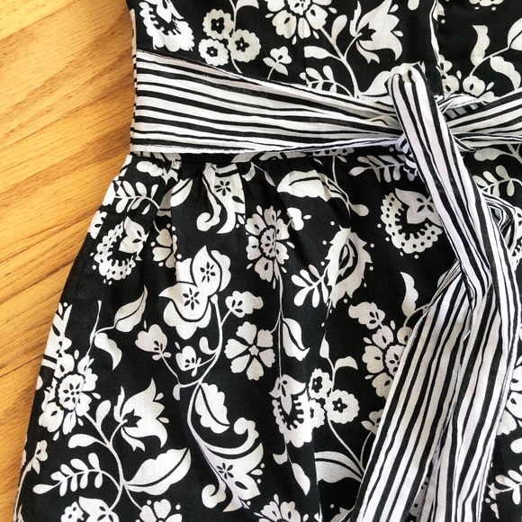 Johnny Martin Summer Halter Dress Size: 3 Black/White - Picture 9 of 11